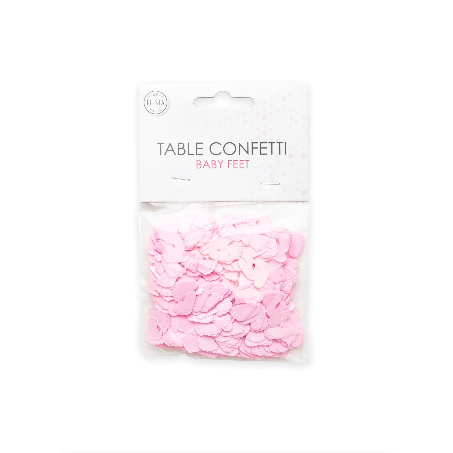 Sier-Confetti Voetjes Roze 14gram