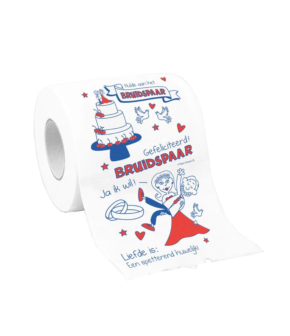 Toiletpapier Bruidspaar