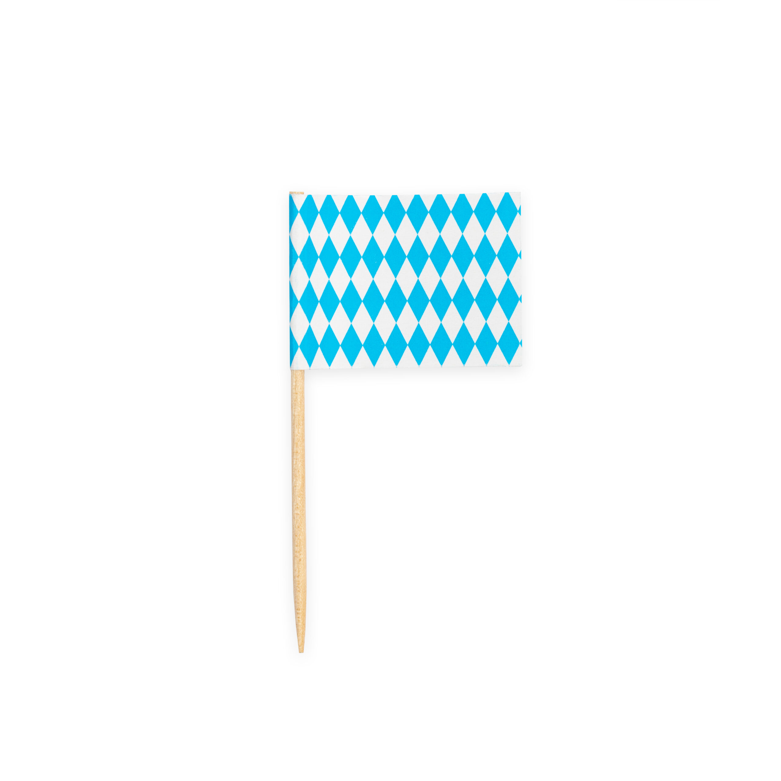 50st Prikkertjes Vlag Bavaria Blauw-Wit
