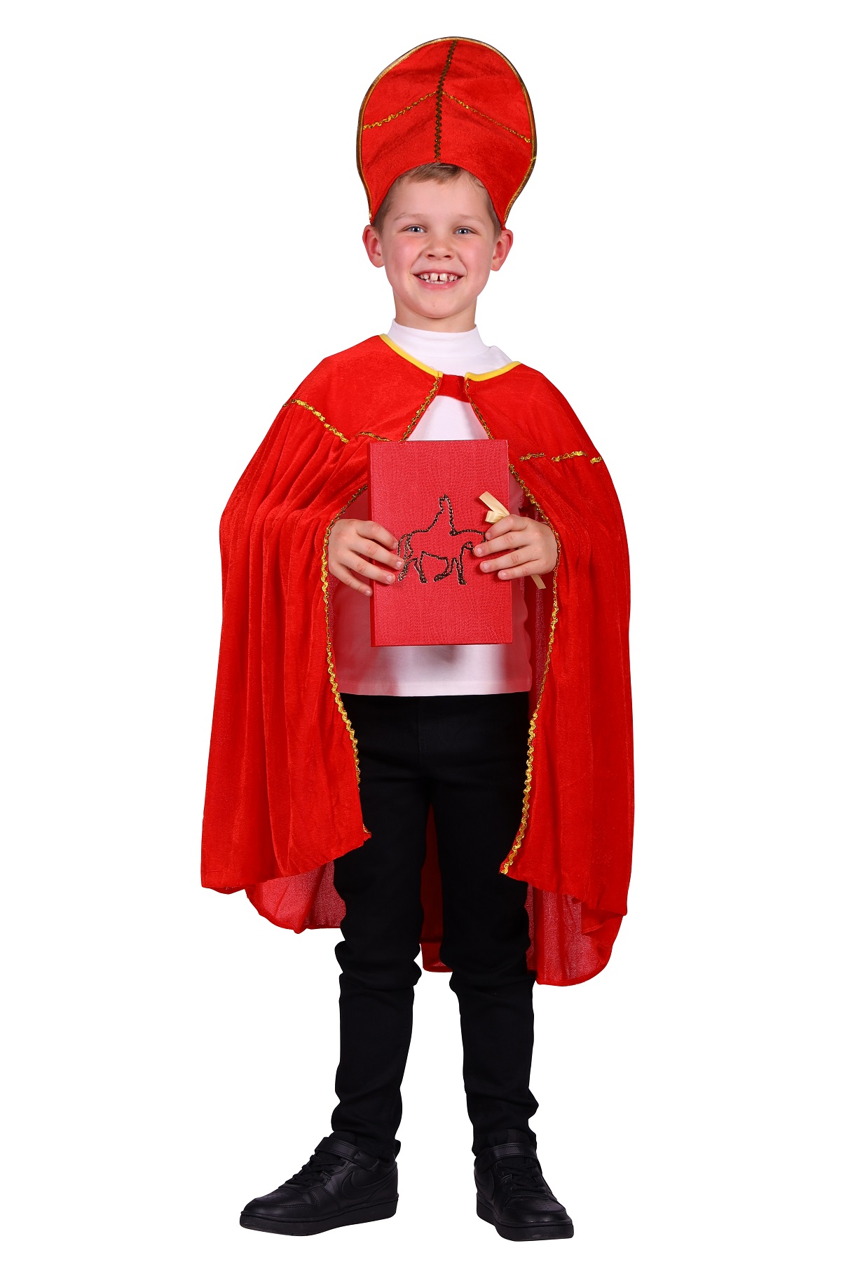 Kostuum Sinterklaas Kind Rood One Size