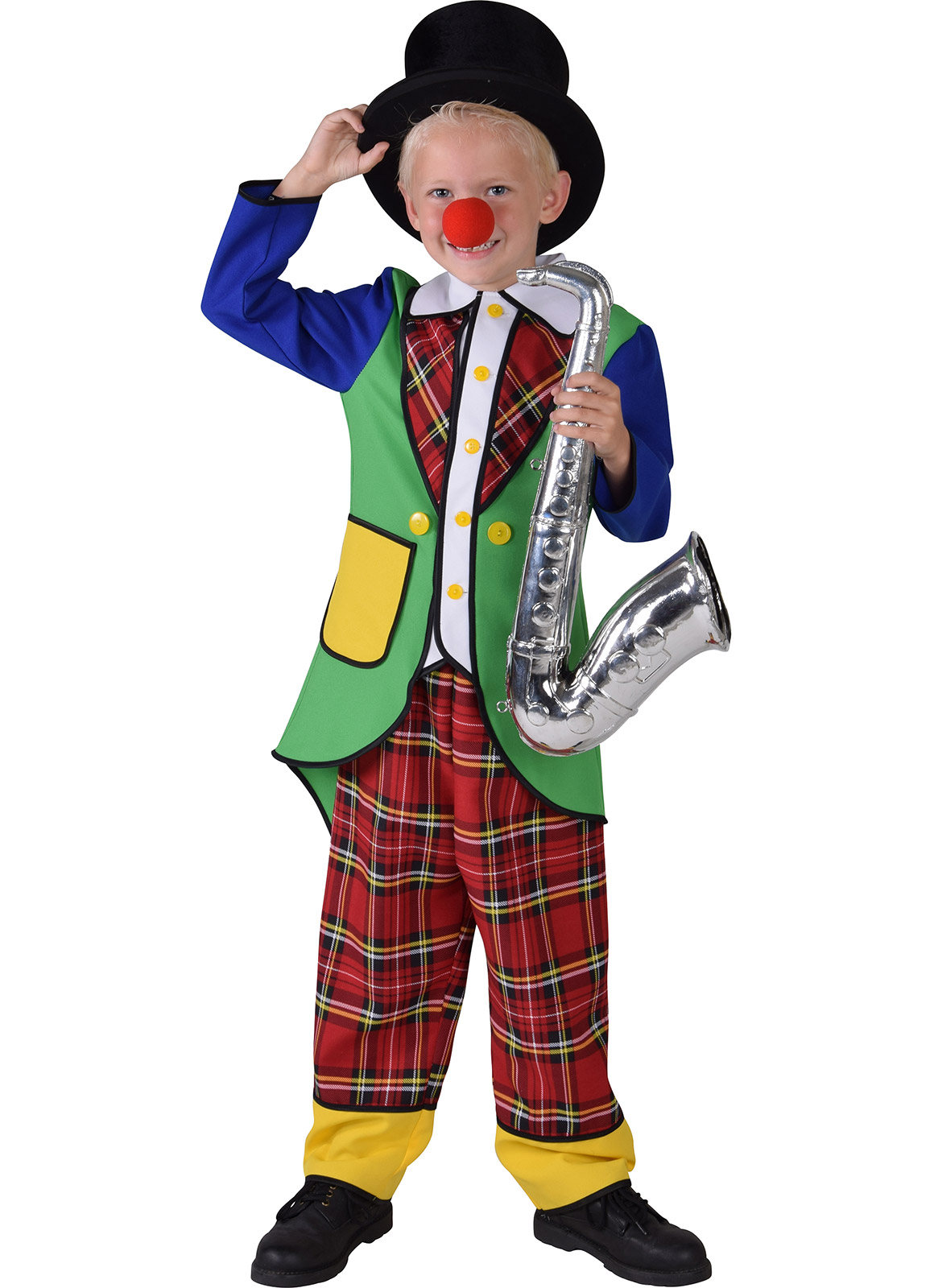 Kostuum Clown Pipo Kind