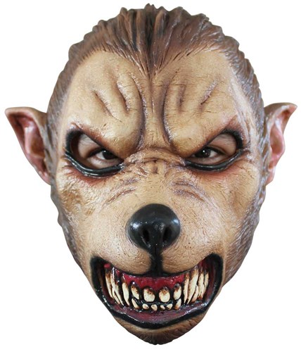 Rubber Masker Wolf Bruin