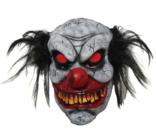 Rubber Masker Zombie Clown met Licht