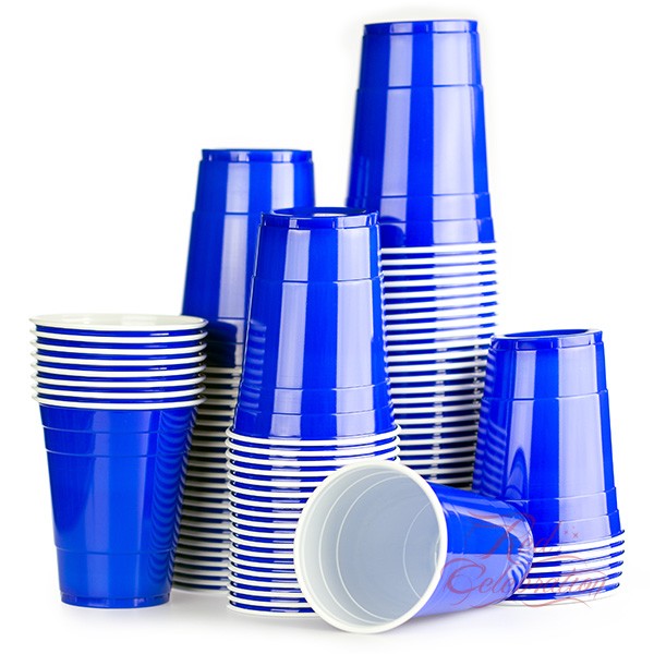 American Cups Blauw 500ml 25stuks