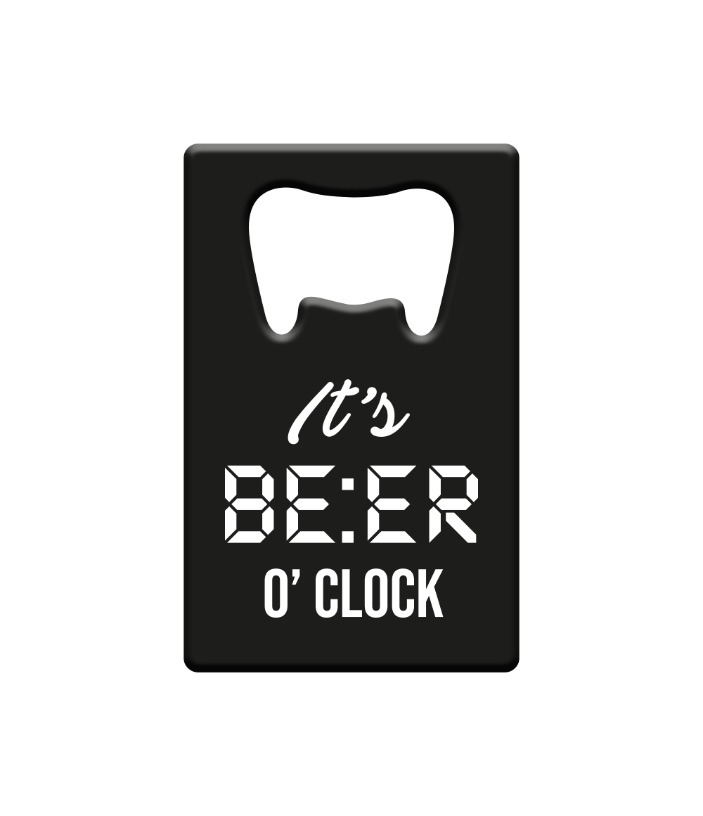 Bieropener Metaal It's Beer O' Clock