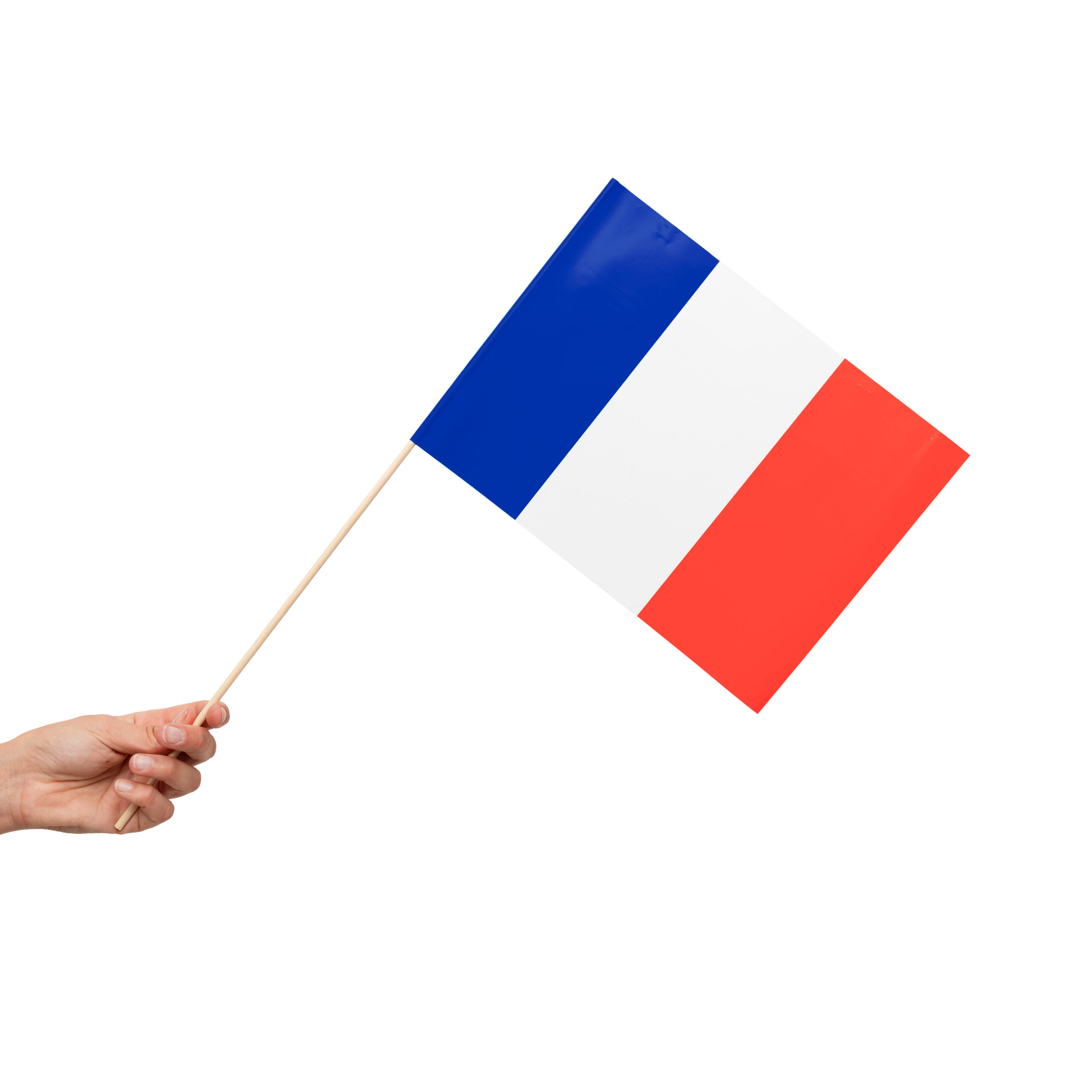 10st Papieren Vlaggetjes Frankrijk