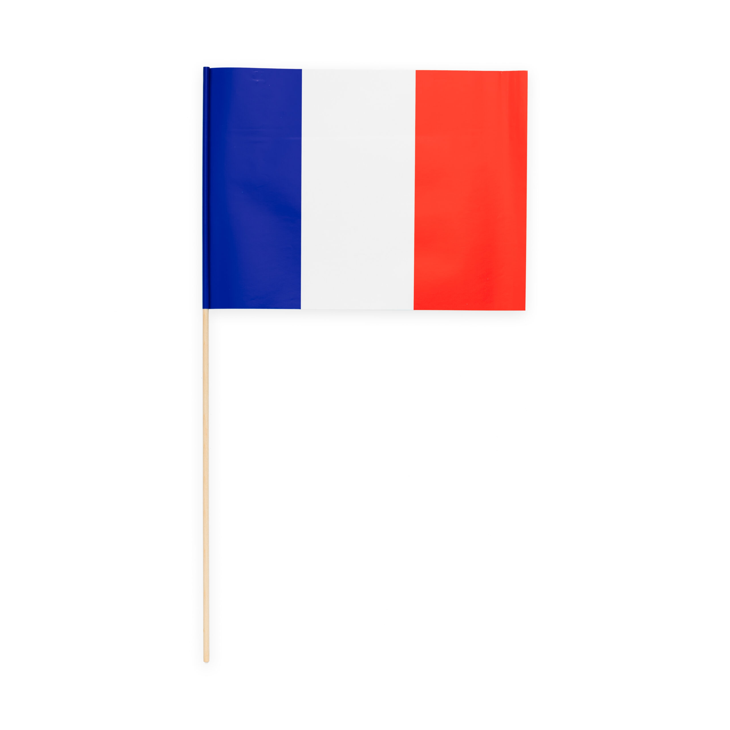 10st Papieren Vlaggetjes Frankrijk