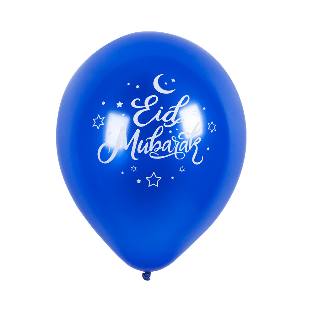 6st Ballonnen Eid Mubarak 10"