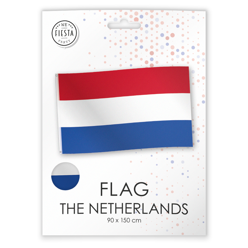 Vlag Nederland Rood-Wit-Blauw 90x150cm