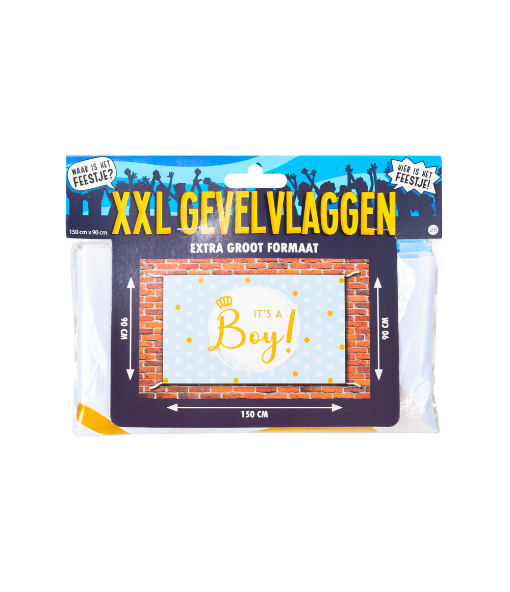 XXL Gevelvlag It's a Boy! Special
